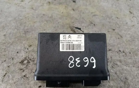 Peugeot 207 CC Sunroof control unit/module 9664135880