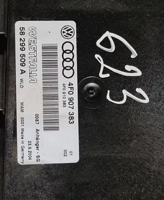 Audi A6 S6 C6 4F Engine control unit/module 4F0907383 4F0910383 58299509A