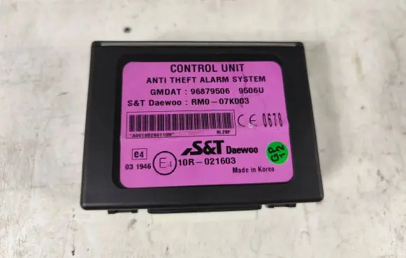 Chevrolet Spark Alarm control unit/module 96879506 9506U RM007K003