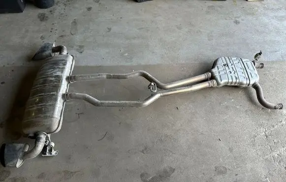 Volkswagen Touareg II Muffler/silencer 7L6253211C 7L6118C 7P6253682S