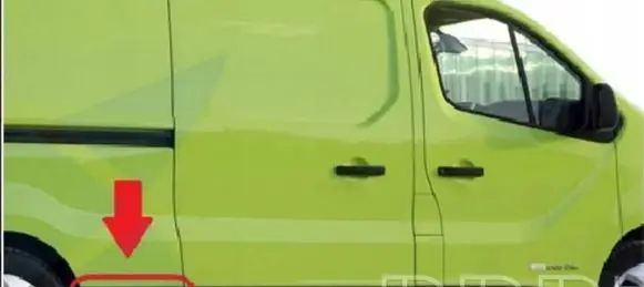Renault Trafic III (X82) Rear arch trim 788129036R 788122765R