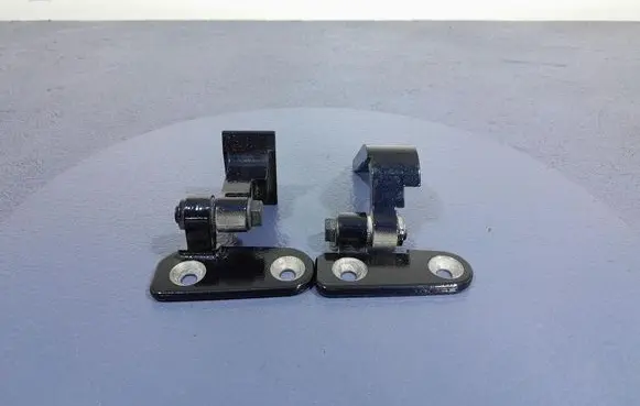 Front door hinge set