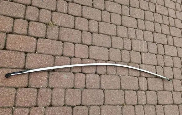 Toyota Camry VIII XV70 Front door glass trim molding OPELCZESCI.com-D13