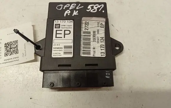 Opel Vectra C Door control unit/module 13170134 5WK46003 360572197