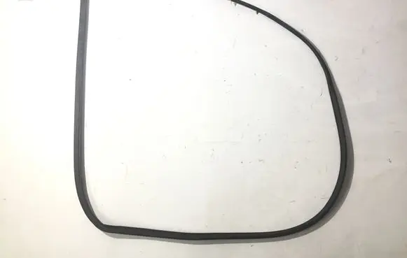 Rubber seal rear door
