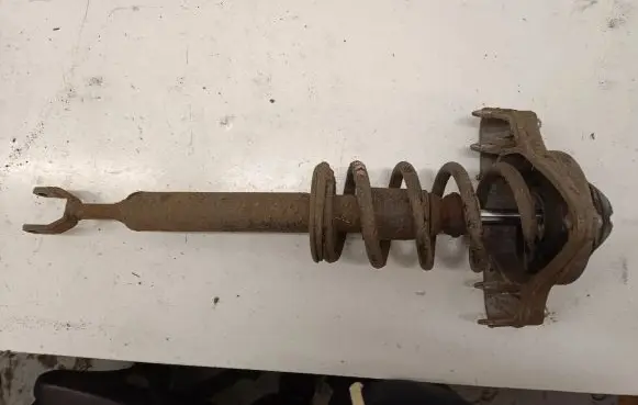 Audi A6 S6 C6 4F Front shock absorber with coil spring 4F0412377D