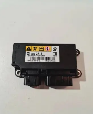 Opel Insignia A Airbag control unit/module 22922716 AS2716T121510006