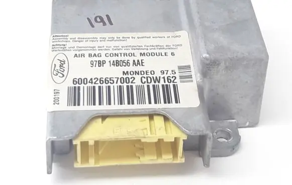 Ford Mondeo MK II Airbag control unit/module 97BP14B056AAE 600426657002