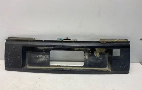 Trunk door license plate light bar