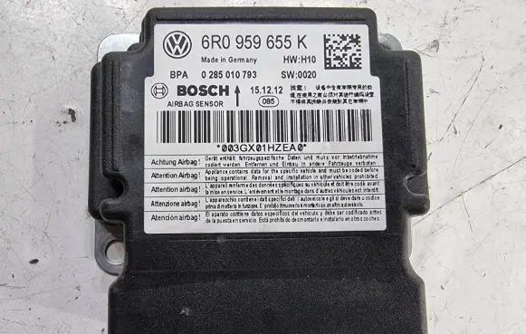Skoda Fabia Mk2 (5J) Airbag control unit/module 6R0959655K 0285010793