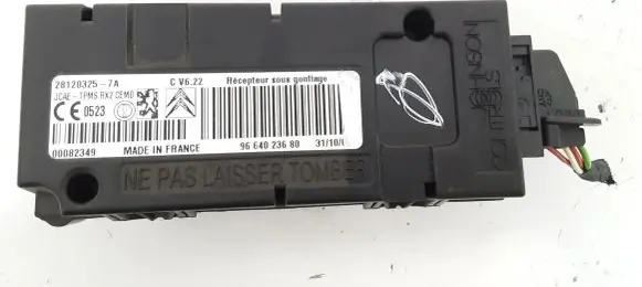 Citroen C4 Grand Picasso Tire pressure control unit 9664023680