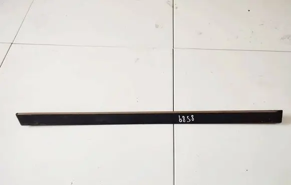 Front door glass trim molding