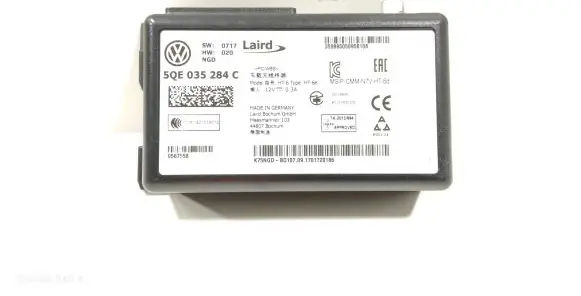 Volkswagen PASSAT B8 Bluetooth control unit module 5QE035284C 359885050951108