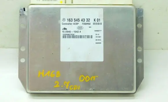 Mercedes-Benz ML W163 ESP (stability system) control unit 1635454332 195216