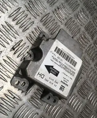 Opel Corsa B Airbag control unit/module 24416692 1923594 5WK42976