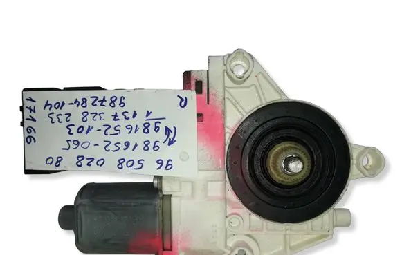 Peugeot 407 Front door window regulator motor 9650802880 981652103 981652065