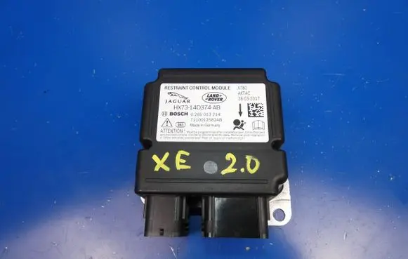 Jaguar XE Airbag control unit/module HX7314D374AB 7110012582AB 0285013214