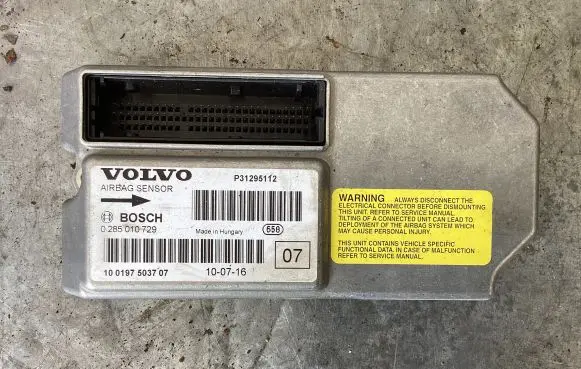 Volvo XC90 Airbag control unit/module P31295112 0285010729 100197503707