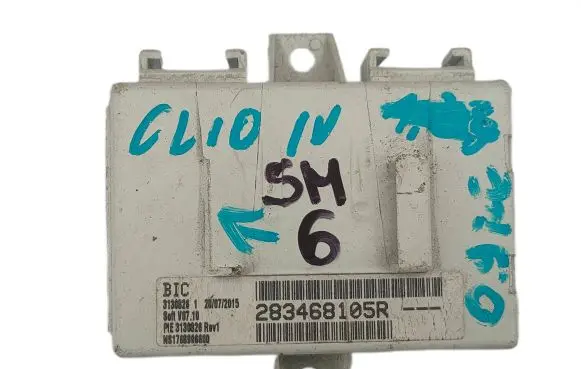 Renault Clio IV GPS navigation control unit/module 283468105R NS1768996600 3130826