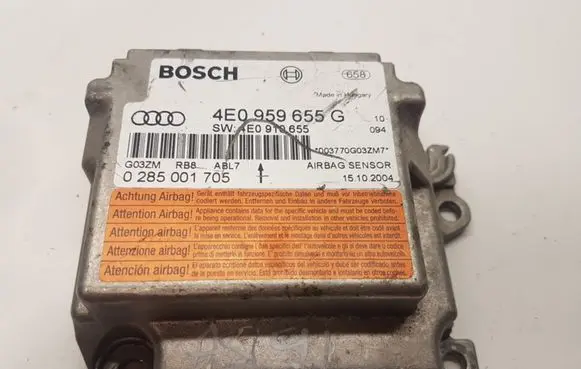 Audi A8 S8 D3 4E Airbag control unit/module 4E0959655G 4E0910655 0285001705