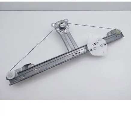 Dacia Logan I Front door window regulator with motor 118482 118467