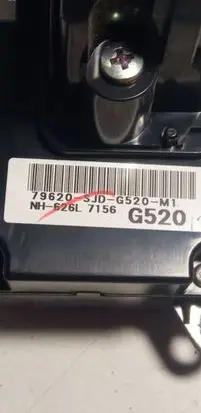 Honda FR-V Climate control unit 79600SJDG53 4137105097