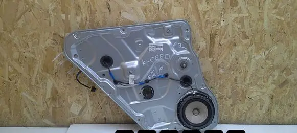Front door window regulator with motor