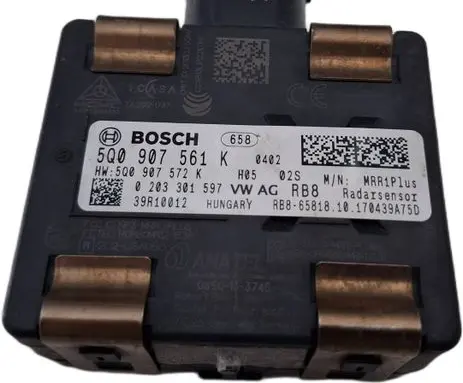 Skoda Fabia Mk3 (NJ) Distronic sensor radar 5Q0907561K 5Q0907572K 0203301597