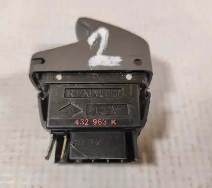 Renault Scenic I Electric window control switch 432963K