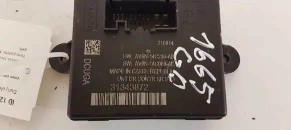 Volvo V40 Door control unit/module 31343872 A2C53304052 AV6N14C236AB