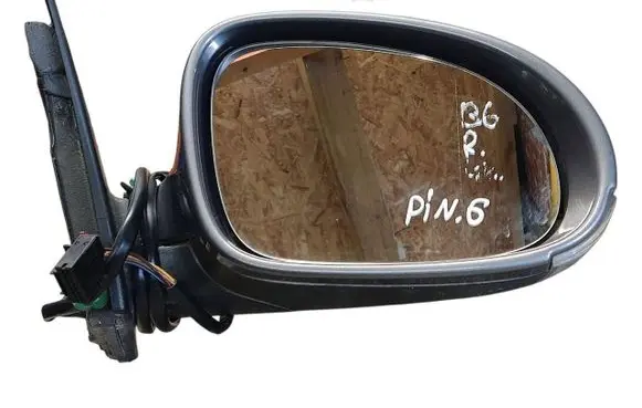 Volkswagen PASSAT B6 Front door electric wing mirror E1010781
