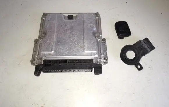 Peugeot 607 Engine ECU kit and lock set 0281010567 9641188180 9635262680
