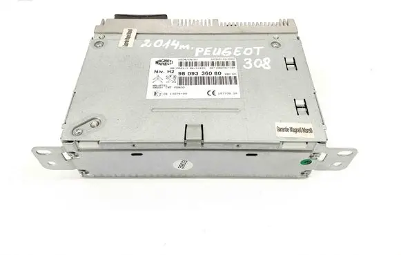 Peugeot 308 GPS navigation control unit/module 9809336080