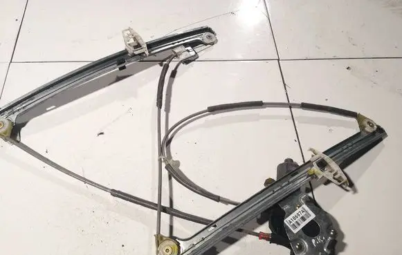 Sliding door window regulator with motor
