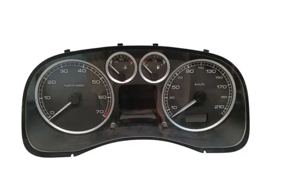 Peugeot 307 Speedometer (instrument cluster) 9655476380 216785015 NS62353001