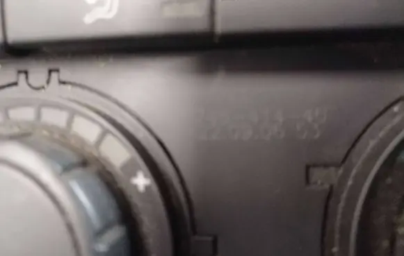 Skoda Octavia Mk2 (1Z) Climate control unit 74641440 22090653