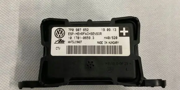 Volkswagen Touareg II ESP acceleration yaw rate sensor 7P0907652