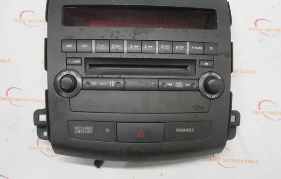 Mitsubishi Outlander Radio/CD/DVD/GPS head unit 8002A538XA