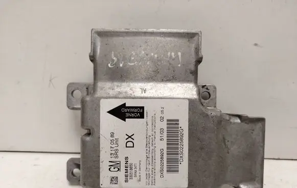 Opel Signum Airbag control unit/module 13170589 5WK43471 330518650