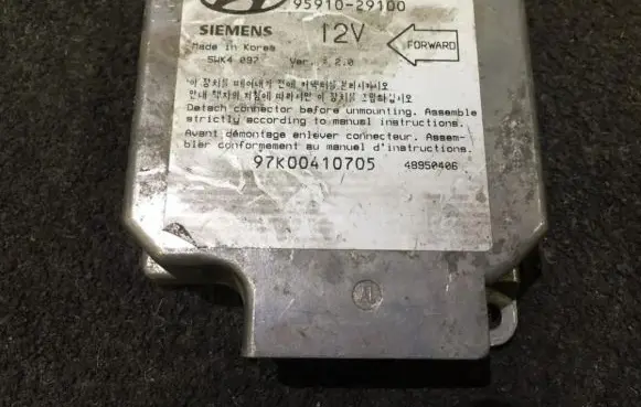 Hyundai Lantra I Airbag control unit/module 9591029100 5wk4097