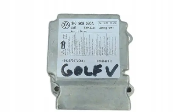 Volkswagen Golf V Airbag control unit/module 1K0909605A