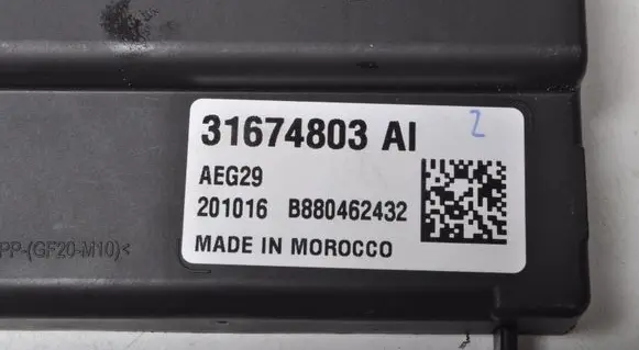 Volvo XC60 Air conditioner control unit module 31674803