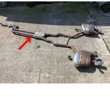 BMW 5 F10 F11 Double Muffler 7610551