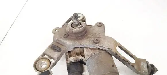 Front wiper linkage and motor