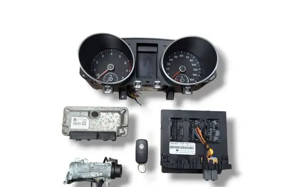 Volkswagen Golf VI Engine ECU kit and lock set 03C906024BD