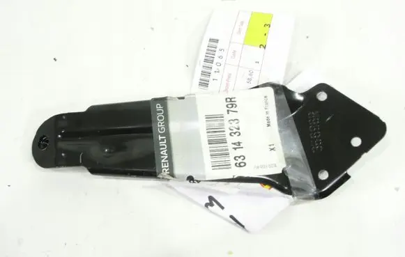 Renault Kadjar Front splash guards bracket 631432379R