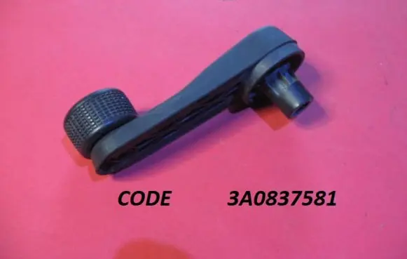 Volkswagen PASSAT B4 Front door window winding handle 3A0837581