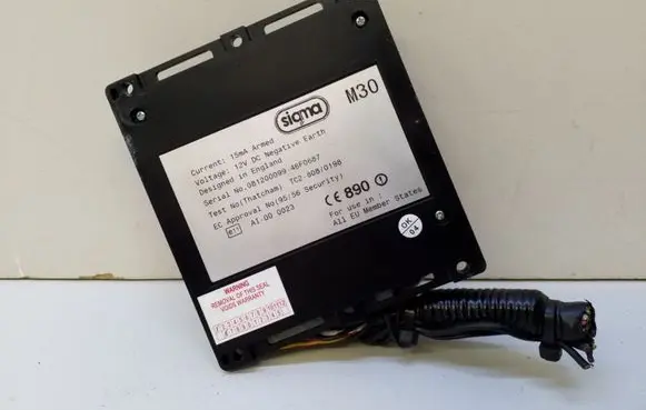Subaru Impreza II Alarm control unit/module 08120009946F0687 081200099 46F0687