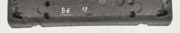 Mercedes-Benz C W203 Front bumper foam support bar A2038850037