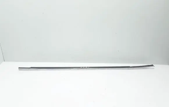 Front door glass trim molding